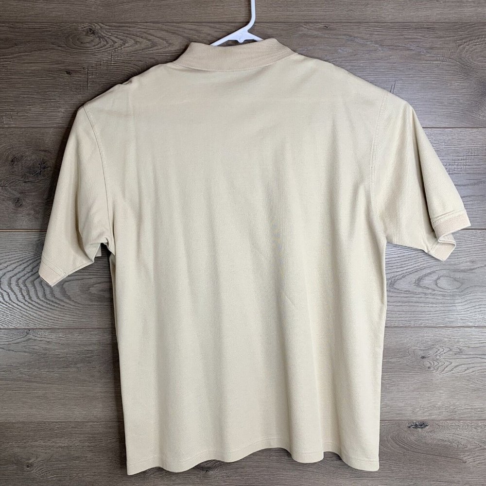 Augusta National Golf Shop 60's Two Ply  Mens Polo Shirt X Large Tan SS Collared - Picture 6 of 8